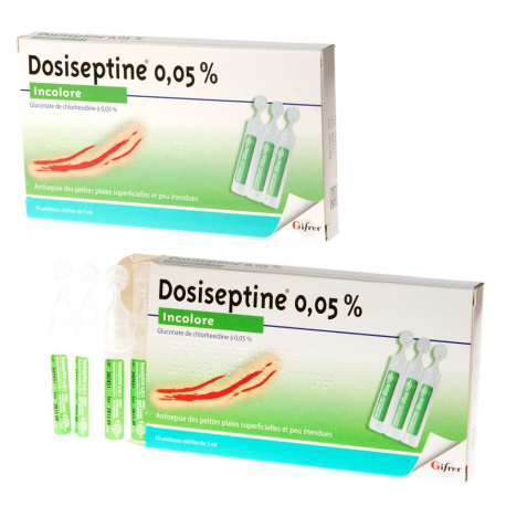 Désinfectants 10 monodoses antiseptique